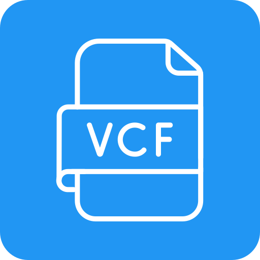 vcf 파일 Generic color fill icon