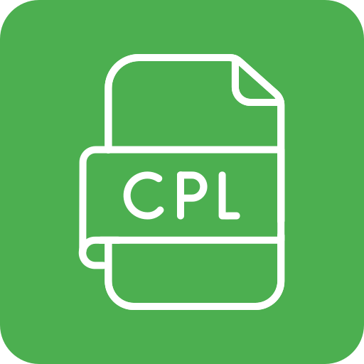 cpl 파일 Generic color fill icon