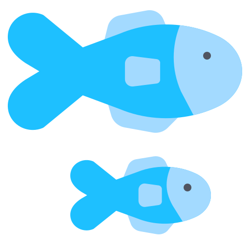 魚 Generic color fill icon