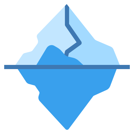 iceberg Generic color fill icono