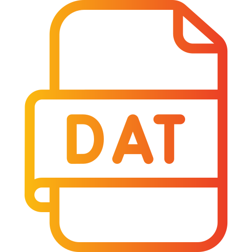 datendatei Generic gradient outline icon