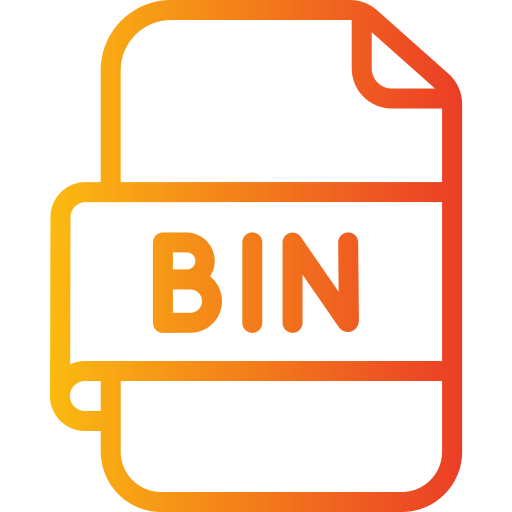 Bin file Generic gradient outline icon