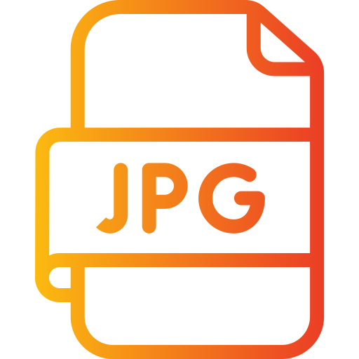 jpgファイル Generic gradient outline icon