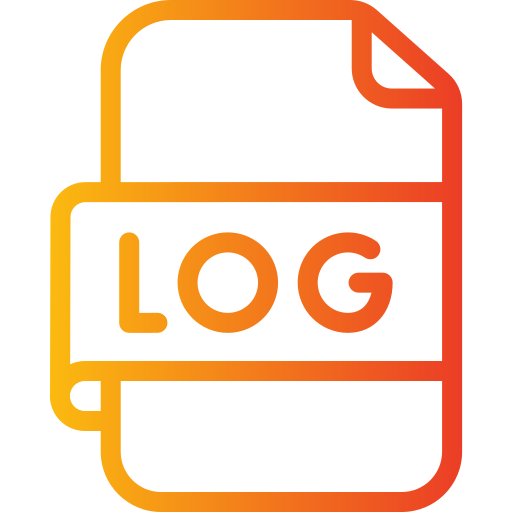 Log file Generic gradient outline icon