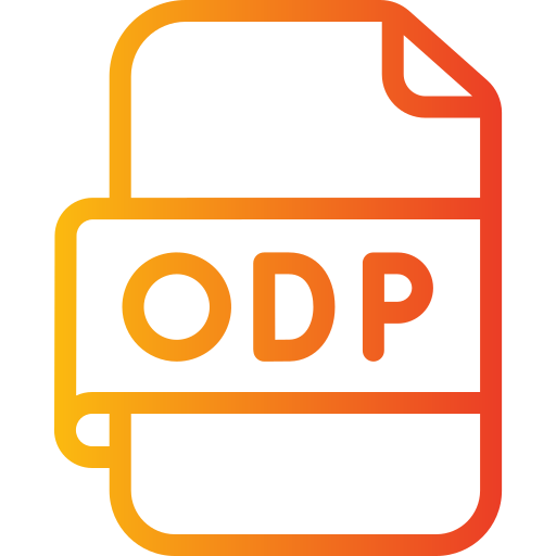 odp 파일 Generic gradient outline icon