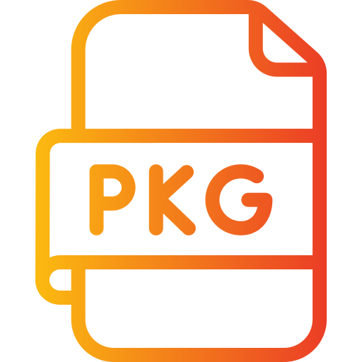 pkg Generic gradient outline Ícone