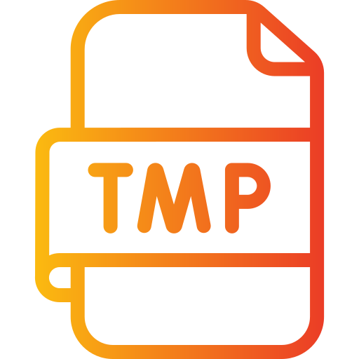Tmp file Generic gradient outline आइकन
