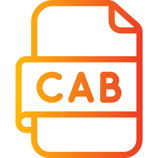 cab файл Generic gradient outline иконка