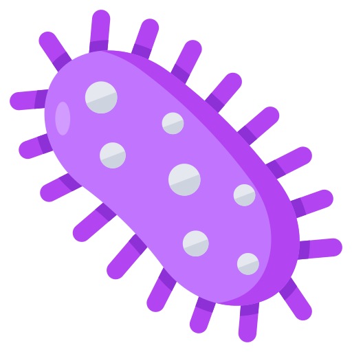 Bacteria Generic color fill icon