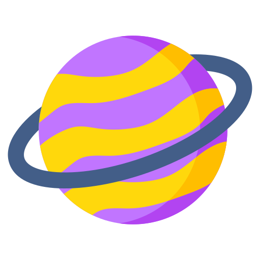 planeta Generic color fill ikona