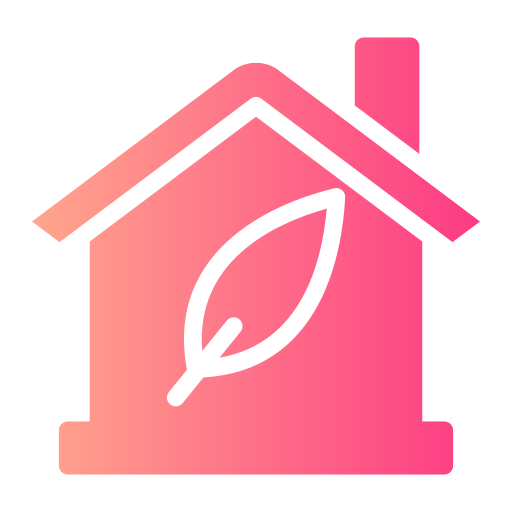Sustainable home Generic gradient fill icon