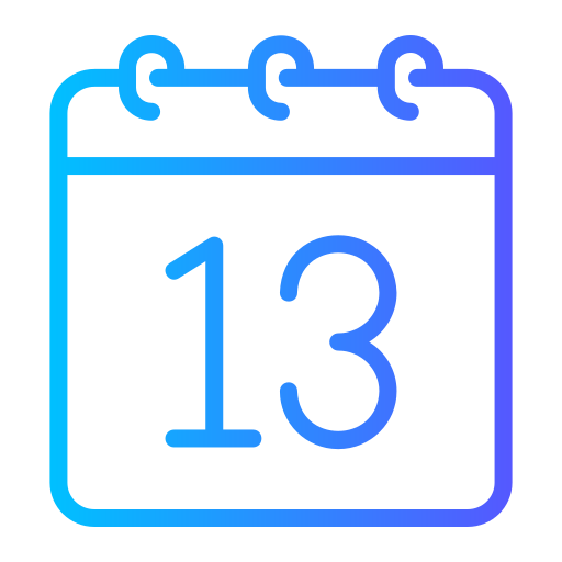 Calendar Generic gradient outline icon