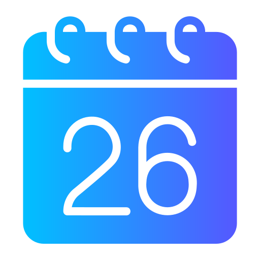 kalender Generic gradient fill icon