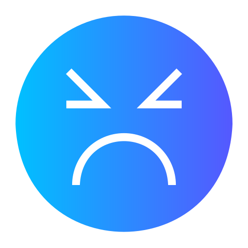 Angry Generic gradient fill icon