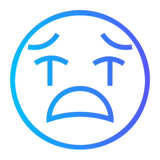 Cry Generic gradient outline icon