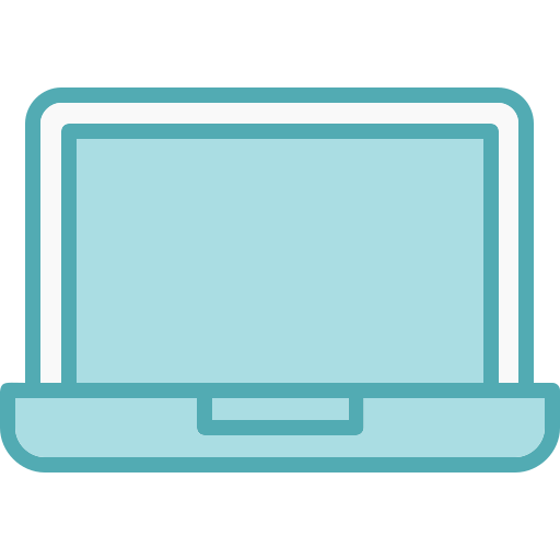 ordenador portátil Generic color lineal-color icono