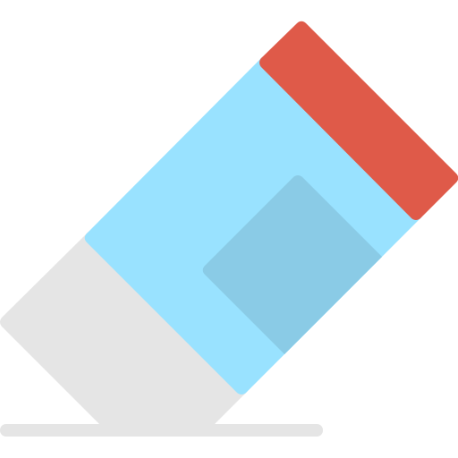 Eraser Generic color fill icon