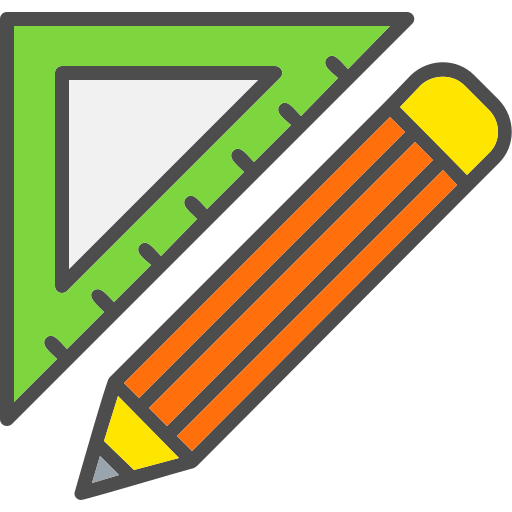 School material Generic color lineal-color icon