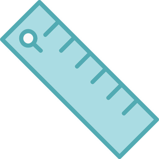 Ruler Generic color lineal-color icon