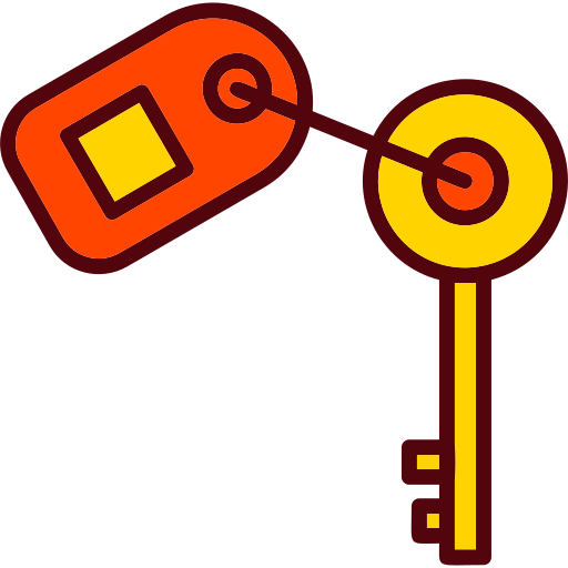Key tag Generic color lineal-color icon
