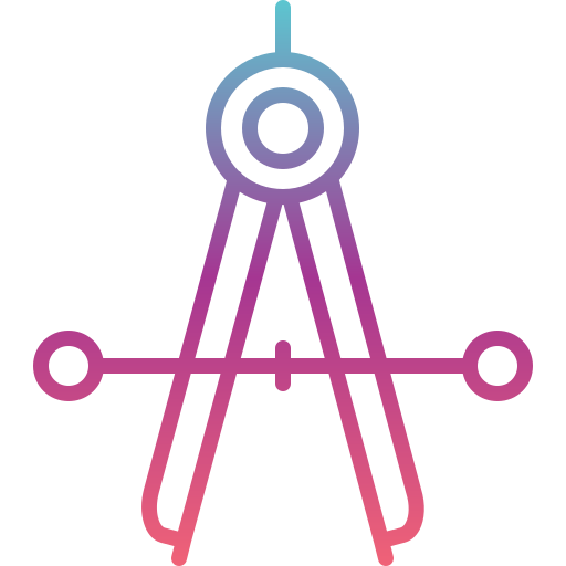 kompas Generic gradient outline ikona