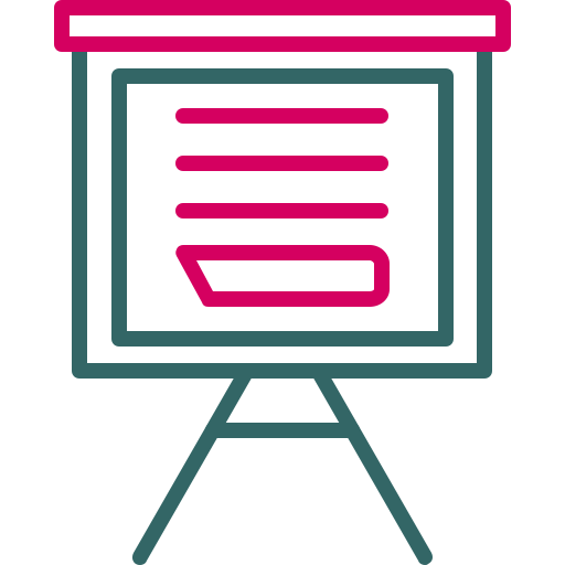 Chalkboard Generic color outline icon