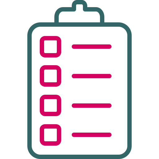 Clipboard Generic color outline icon