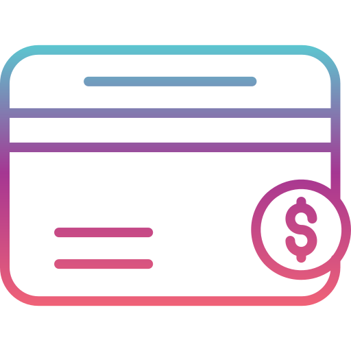 Credit card Generic gradient outline icon