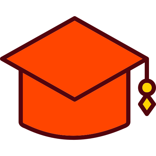 czapka dyplomowa Generic color lineal-color ikona