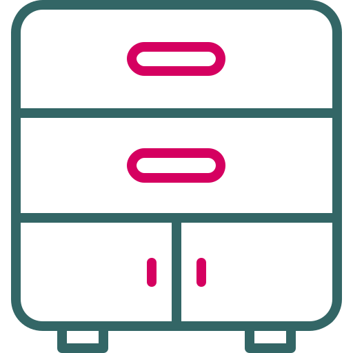 cajón Generic color outline icono