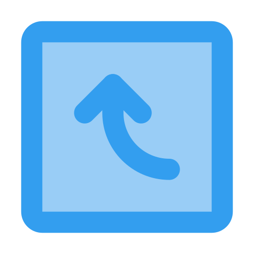 위쪽 화살표 Generic color lineal-color icon
