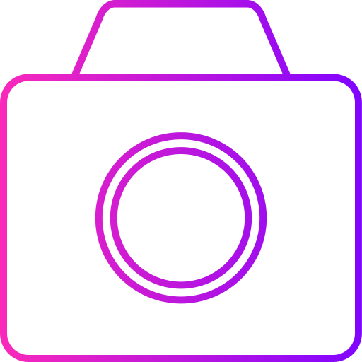 telecamera Generic gradient outline icona