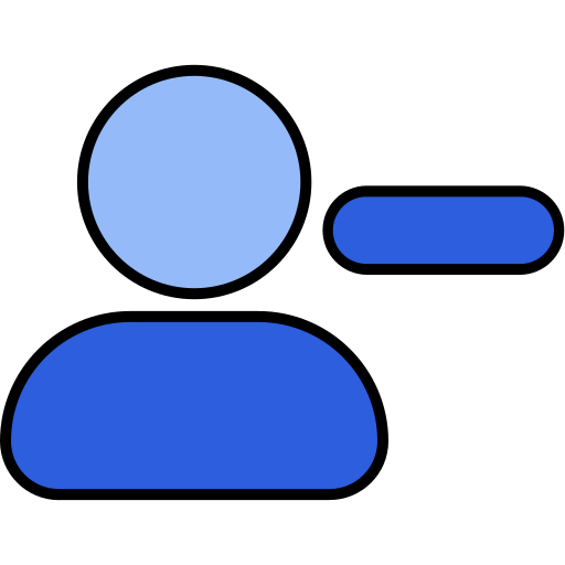 계정 삭제 Generic color lineal-color icon