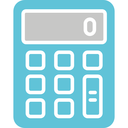 Calculator Generic color fill icon