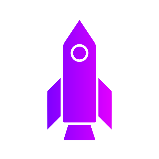 fusée Generic gradient fill Icône