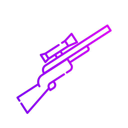 fusil de sniper Generic gradient outline Icône