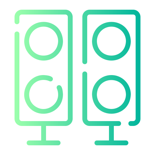 Speaker Generic gradient outline icon