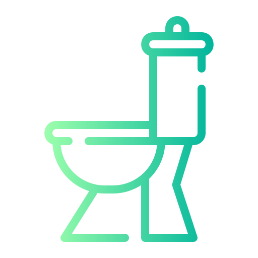 toilette Generic gradient outline icona