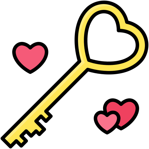 klucz miłości Generic color lineal-color ikona