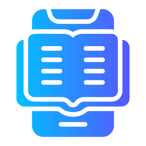 ebook Generic gradient fill icon