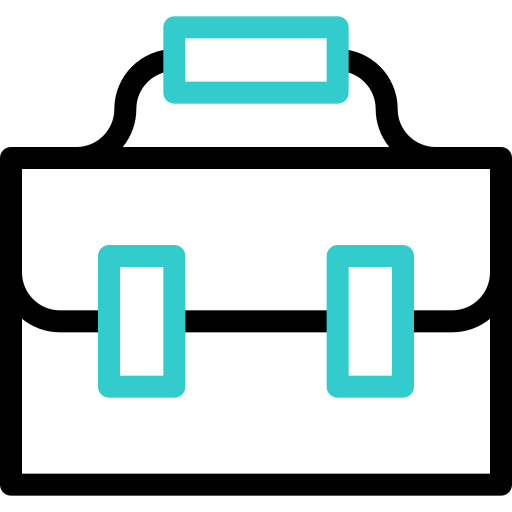 Briefcase Basic Accent Outline icon