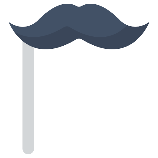 moustache Generic color fill Icône