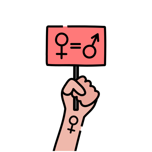 Gender Equality Generic color lineal-color icon