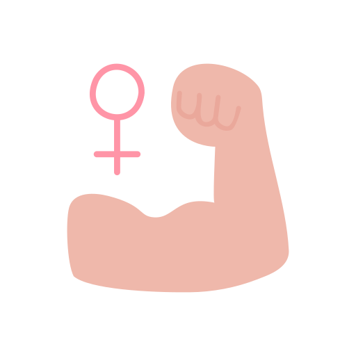 Girl power Generic color fill icon
