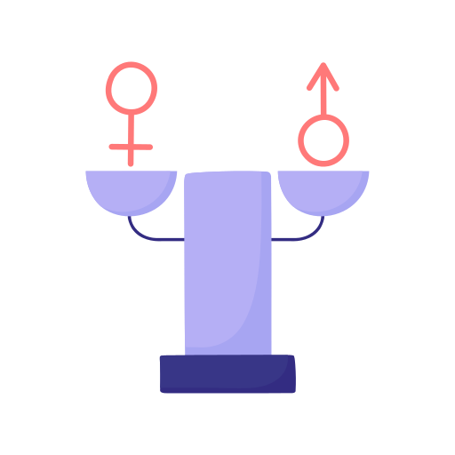 남녀 평등 Generic color fill icon