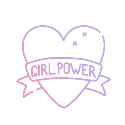 Chicas al poder Generic gradient outline icono