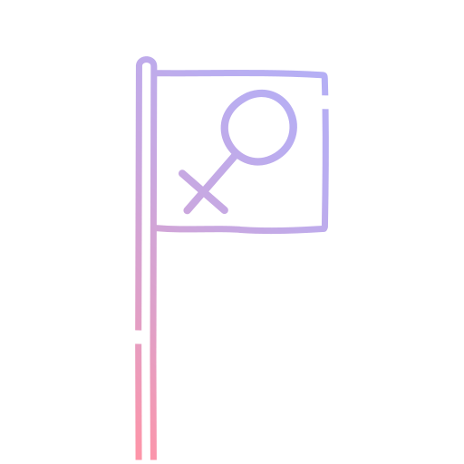Женский символ Generic gradient outline иконка