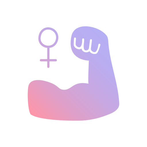 Girl power Generic gradient fill icon