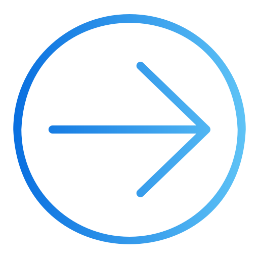 Right arrow Generic gradient outline icon