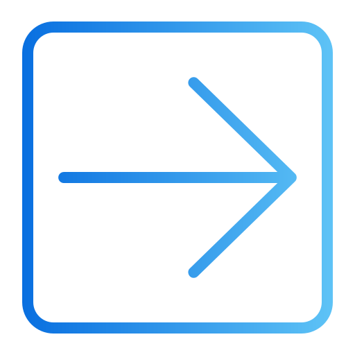 Right arrow Generic gradient outline icon